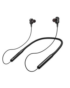 L'AVVENTO (HP65B) Neckband Dual Drive Bluetooth Wireless Earphones Waterproof - Black