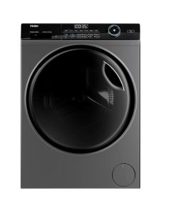 هاير غسالة ملابس 9 كيلو تحميل امامي حركة مباشرة - انفرتر -  فضى - موديل HW90-B14959S6TU1