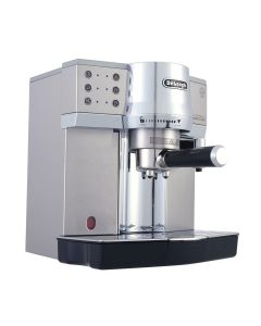 Delonghi Pump Espresso Coffee Machine 15 Bar - Silver - EC850