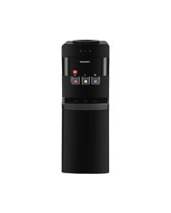 MediaTech Water Dispenser With Cabinet - 3 Taps - Hot And Cold - Black - MTWD2537C