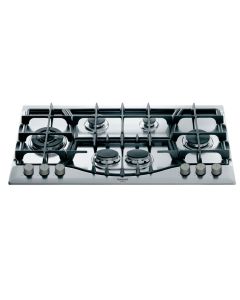 Ariston Built-In Gas Hob 90 cm 6 Burners Cast Iron - Stainless Steel - PHN 961 TS/IX/A 