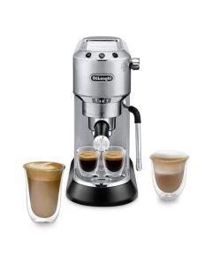 De'Longhi New Dedica Arte Manual Espresso Coffee Maker With Milk Frothing Function - Stainless Steel - EC885.M