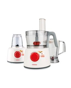 TORNADO Food Processor 1000 Watt 1.2 Liter Bowl 1 Liter Blender - TFP-1000CC