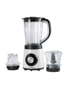 Tornado Electric Blender 600W - 1.5L with Blender and Mill - Black - TBL-500W