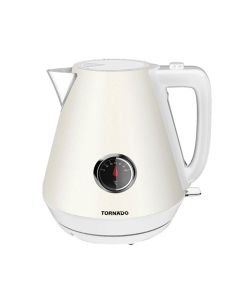 Tornado Kettle Stainless Steel  1.7 L -1850-2200W - TKP-2217-TC - White