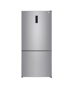 LG Refrigerator 588 Liters Bottom Freezer Smart Inverter - Metallic Gray - GTF569PSAM