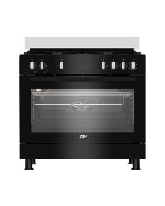 Beko Cooker 5 Burners - 90 cm - Black - GGR 15115 DX NB