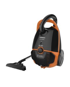 Tornado Vacuum Cleaner 1600 Watt HEPA Filter - Black x Orange -TVC-1600MO