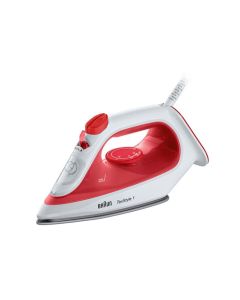 Braun Steam Iron 1900 Watt Non-stick Soleplate - Red - SI1019RD