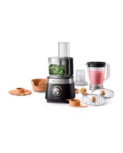 Philips Food Processor 850 Watt 2.1 Liters - Black - HR7530/10