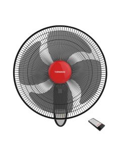 Tornado Wall Fan 16 Inch 4 Blades - Remote - Black - EPS-16R