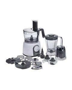 BLACK+DECKER 5 in1 Food Processor - 1000W - White and Black - FX1075