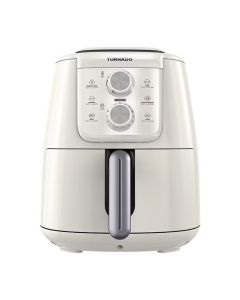 Tornado Air Fryer 1550 Watt 4 Liter Manual Control - Creamy x Silver - THF-1554M-XL-CS