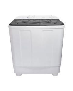 Tornado Washing Machine Half Auto 7 Kg Pump - White x Black - TWH-Z07DNEP-W(BK)