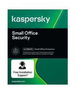 كاسبرسكي Small اوفيس سيكيورتي 5 أجهزه موبايل 5 أجهزه مكتبيه 1 خادم ملفات لسنتين 5 مستخدم Base Download Pack - موديل KL4541IDEDS