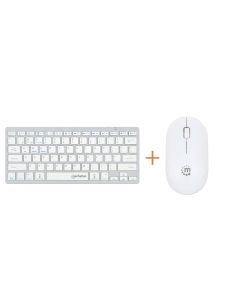 Manhattan Ultra Slim Dual-Mode Wireless Keyboard + Manhattan Performance Wireless Optical USB Mouse