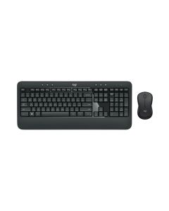 لوجيتيك MK250 لوحة مفاتيح و ماوس لاسلكي - 920-008693 - أسود