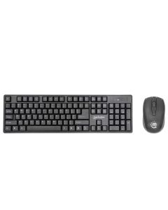 Manhattan Wireless Keyboard and Optical Mouse Set - 178990 - Black