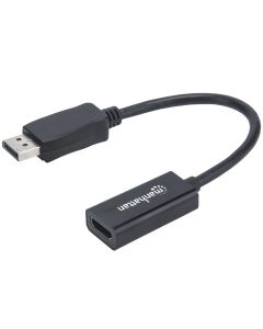 Manhattan 394765 Adapter Passive Display Port to HDMI 1080p Cable - Black