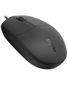 Rapoo N100 Wired Optical Mouse - Black