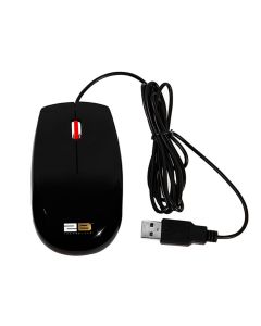 2B (MO16R) Optical wired mouse, Piano finishing - Red * Black