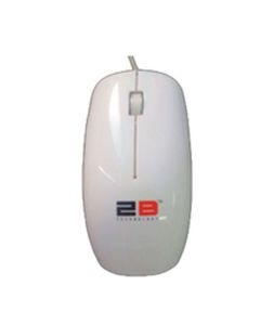 2B (MO17W) Optical Wired Mouse Piano Finishing - White