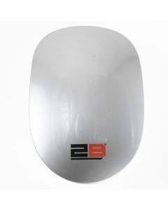 2B (MO307) 2.4G Wireless Mouse With Movable Cover - White*Silver