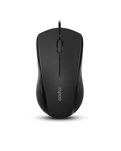 Rapoo N1200 Wired Optical Mouse silent 1000 DPI - Black