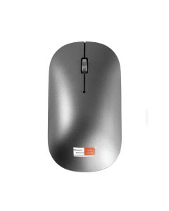 2B (MO878) 2.4GHz Slim Wireless Optical Mouse with Blue Light - New Gray