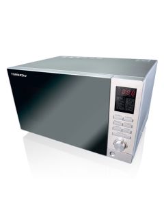 Tornado Microwave With Grill 10 Cooking Menus 25L - 900W - Silver - MOM-C25BBE-S