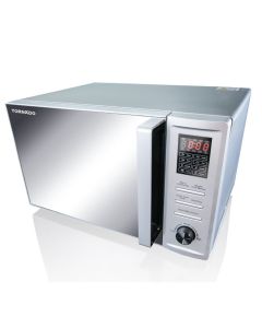 Tornado Microwave With Grill 8 Cooking Menus 36L - 1000W - Silver - MOM-C36BBE-S