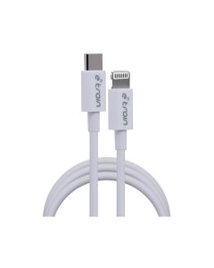 Etrain (MP002) Type-C to Lightning for iPhone Sync and Charge Cable 20W 1M - White