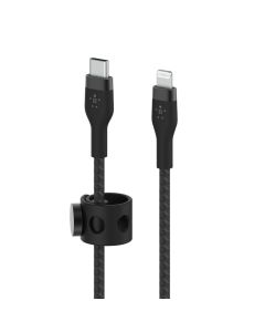 Belkin USB-C To Lightning Silicone Cable - 1M - Black
