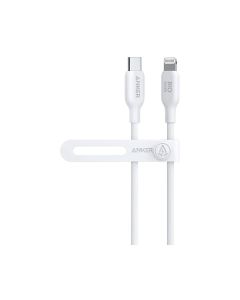 Anker 542 USB-C to Lightning Cable 3ft Bio-Based A80B1H21 - White