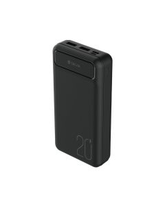 Devia Kintone Series Power Bank 20000 mah Dual input & output - Black