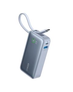 Anker Nano Power Bank 30W Built-In USB-C Cable B2B UN (excluded CN, Europe) - A1259H31 - Blue 