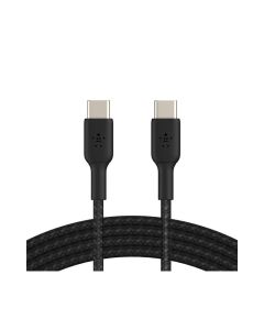 بيلكين كابل مضفر USB-C الى USB-C طوله 1 متر - أسود
