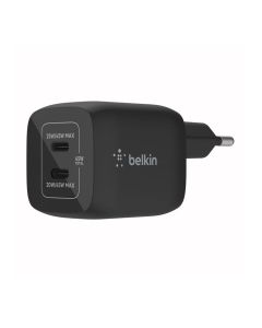 Belkin Boost Charge PRO Dual 45W USB-C PD GaN With PPS - Black
