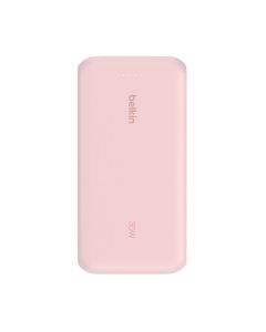 بيلكين Boost Charge باور بانك سعة 20 الف مللي أمبير PD 30 وات مع كابل مدمج - بينك