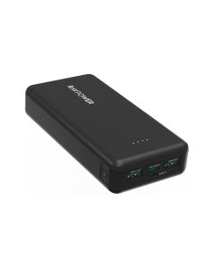 RavPower RP-PB1216 PD Pioneer 20000mah 15W 3-Port Power Bank - Black