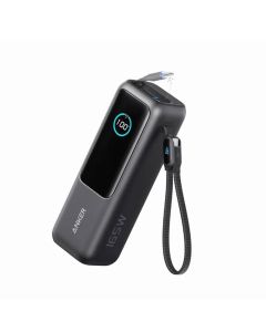 Anker Power Bank 25000mAh 165W Built-In USB-C Cable A1695H11 - Black