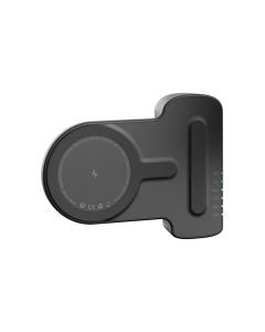 Veger Power Bank SnapCam 5000mAh Selfie Handle Design Magnetic Wireless Charging Bluetooth Photo Controller - Black