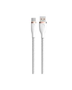 ديفيا كابل EC311 Star Series من USB-A الي USB-C طوله 1.5 متر 2.4A - أبيض