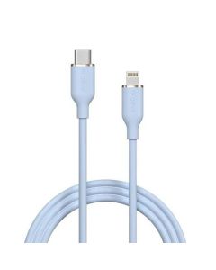 DEVIA EC631 Jelly Series Cable From USB-C to Lightning Silicone 3A 1.2M - Blue