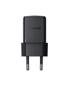 Baseus Palm Fast Charger 1C 30W With Mini White Cable USB-C to USB-C 60W 1m - Cluster Black