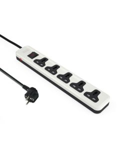 I Lock Power strip - 5 MK Outlets - 3M - White