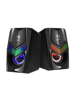 مارفو SG-118 مكبر صوت ستريو 2.0 للألعاب RGB - أسود