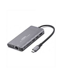 Onten Type-C Multifunction Dock Station HDMI /VGA/ LAN/SD /2 USB 3.0/ 3.5mm/ PD