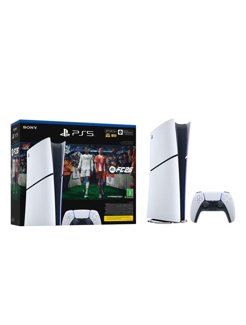 سونى بلاي ستيشن 5 Slim Digital Edition مع لعبة FC26 بمساحة 825 جيجا بايت