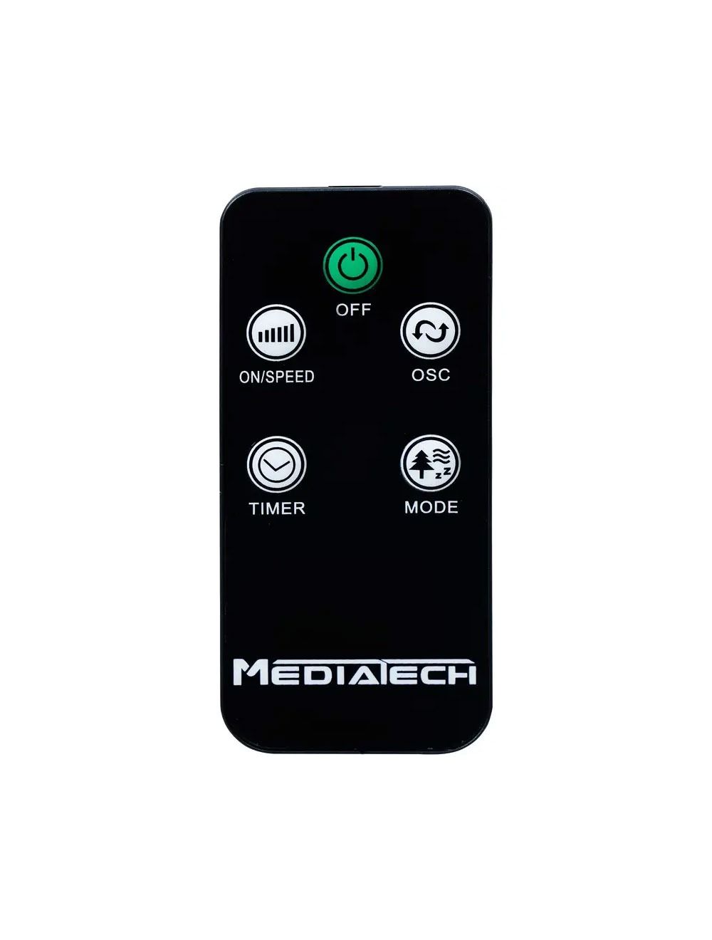 MediaTech Stand Fan 18" - 6 Plades With Remote Control - Black - MTSF42R